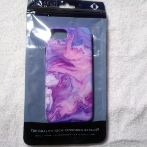 Purple tie dye iphone 8 case